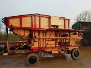 Restored combing machinery used by RJ Matravers Master Thatcher