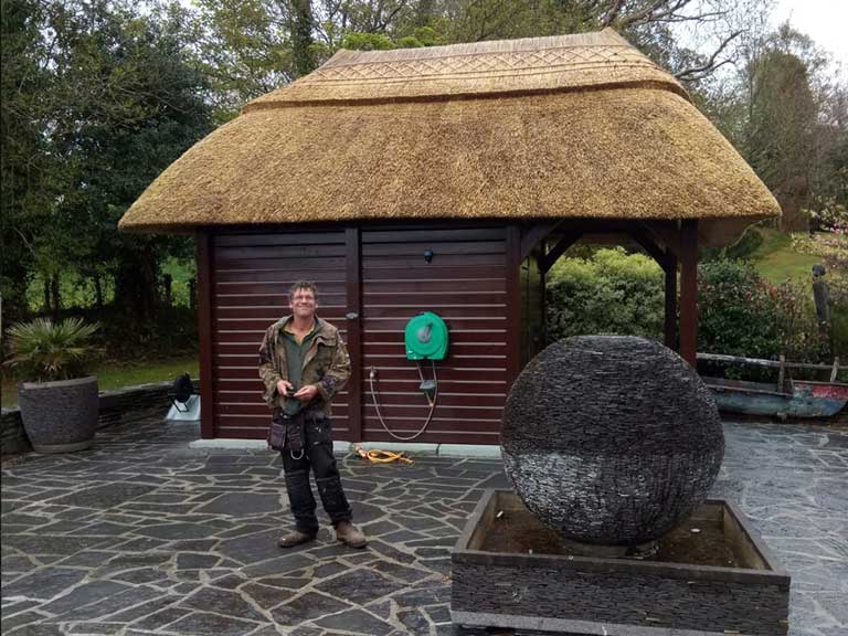 RJ Matravers Outbuilding with Thatch Roof , Ireland